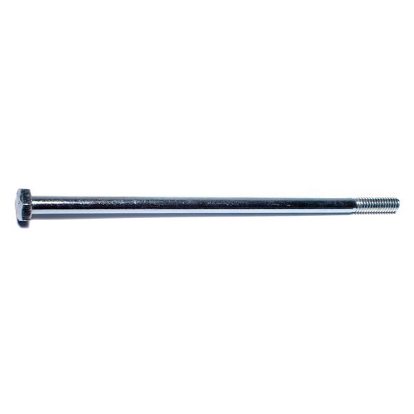 Midwest Fastener Grade 5, 1/4"-20 Hex Head Cap Screw, Zinc Plated Steel, 6 in L, 100 PK 00268